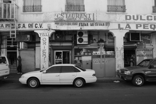 Chinese-Mexican restaurant, Mexicali, 2011. Photo by authors Scott Warren, Wan Yu and Donna Ruiz in the issue article, "La Chinesca: The Chinese Landscape of the Mexico U.S. Borderlands."